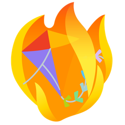 fire and kite