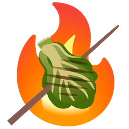 fire and leafy green