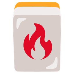 fire and mahjong red dragon