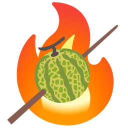 fire and melon