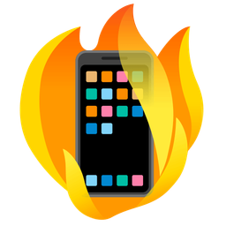 fire and mobile phone