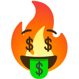 Fire and Money-mouth face