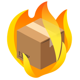 fire and package