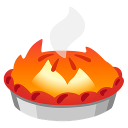 fire and pie