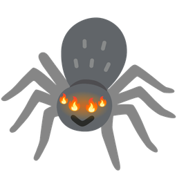 fire and spider