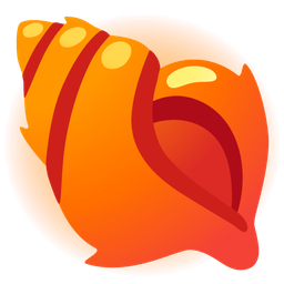 fire and spiral shell