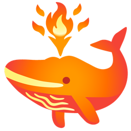 fire and spouting whale