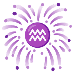 fireworks and Aquarius