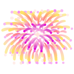 fireworks and beating heart