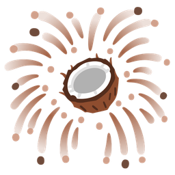 fireworks and coconut