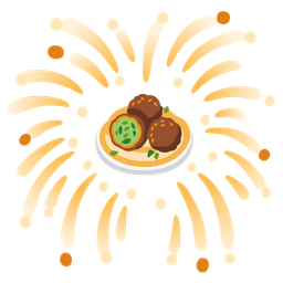 fireworks and falafel