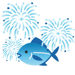 fireworks and fish