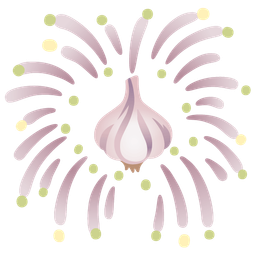 fireworks and garlic