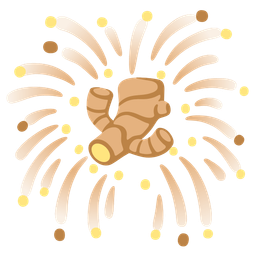 fireworks and ginger root