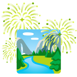 fireworks and national park