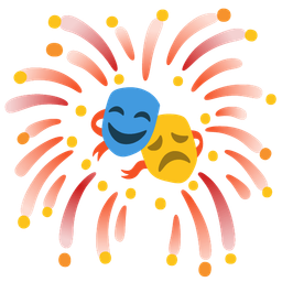 fireworks and performing arts