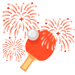 fireworks and ping pong