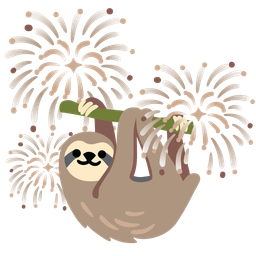 fireworks and sloth