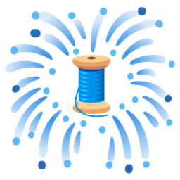 fireworks and thread