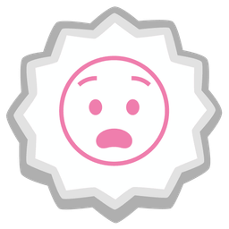 Fish cake with swirl and Anguished face