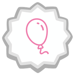 Fish cake with swirl and Balloon