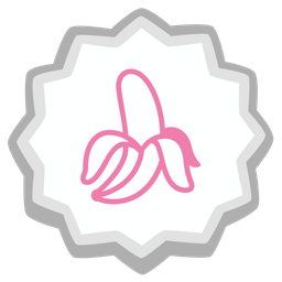 Fish cake with swirl and Banana