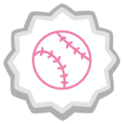 Fish cake with swirl and Baseball