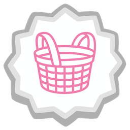 Fish cake with swirl and Basket