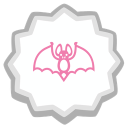 Fish cake with swirl and Bat