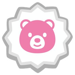 Fish cake with swirl and Bear