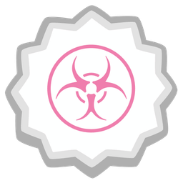 Fish cake with swirl and Biohazard