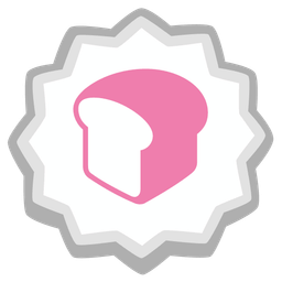 Fish cake with swirl and Bread