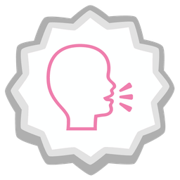 Fish cake with swirl and Bust in silhouette