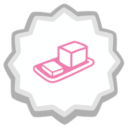 Fish cake with swirl and Butter