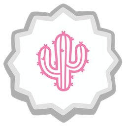 Fish cake with swirl and Cactus