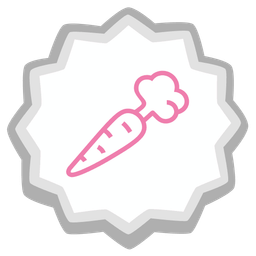 Fish cake with swirl and Carrot