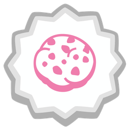 Fish cake with swirl and Cookie