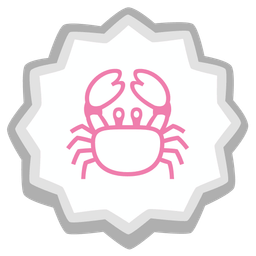 Fish cake with swirl and Crab