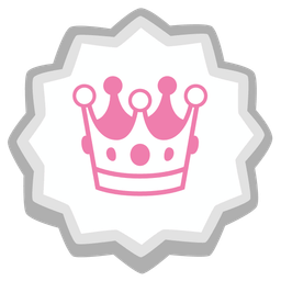 Fish cake with swirl and Crown