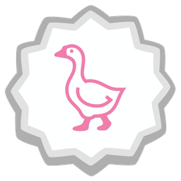 Fish cake with swirl and Goose