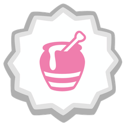 Fish cake with swirl and Honey pot