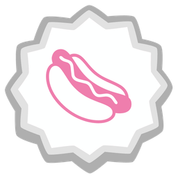 Fish cake with swirl and Hot dog