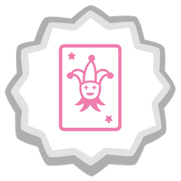 Fish cake with swirl and Joker