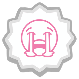 Fish cake with swirl and Loudly crying face