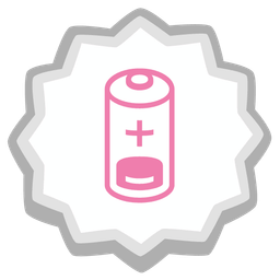 Fish cake with swirl and Low battery