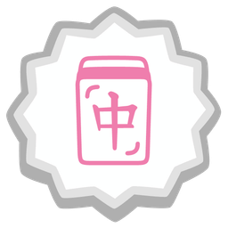 Fish cake with swirl and Mahjong red dragon