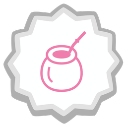 Fish cake with swirl and Mate