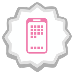 Fish cake with swirl and Mobile phone