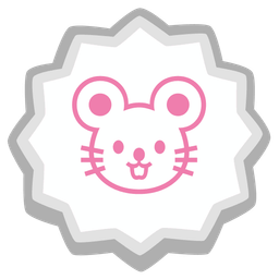 Fish cake with swirl and Mouse face