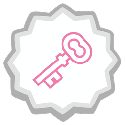 Fish cake with swirl and Old key